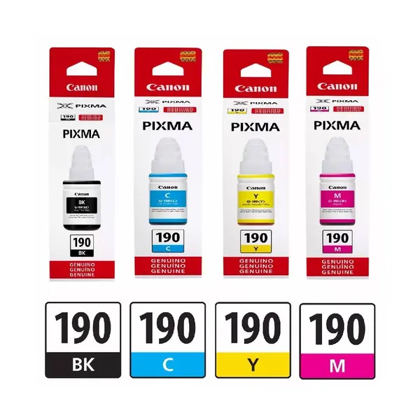 BOTELLA DE TINTA CANON GI-190 70ml